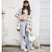 HOUNd GIRL - Long paid shirt - Checks